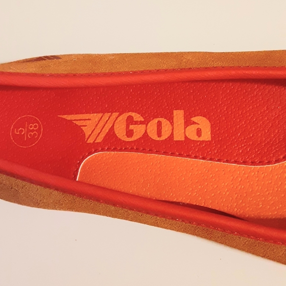 Orange Nubuck Gola Skips - 7 - Picture 3 of 8